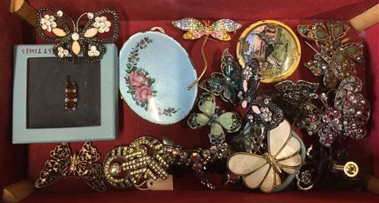 Box of costume jewellery